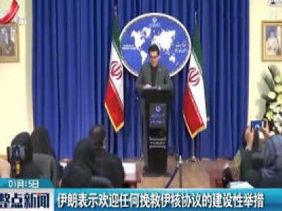 伊朗表示欢迎任何挽救伊核协议的建设性举措