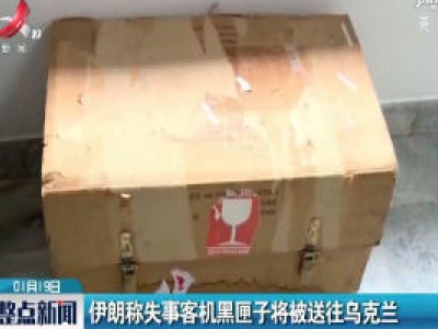 伊朗称失事客机黑匣子将被送往乌克兰