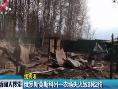 俄罗斯莫斯科州一农场失火致8死2伤