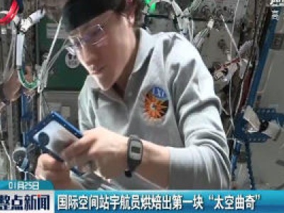 国际空间站宇航员烘焙出第一块“太空曲奇”