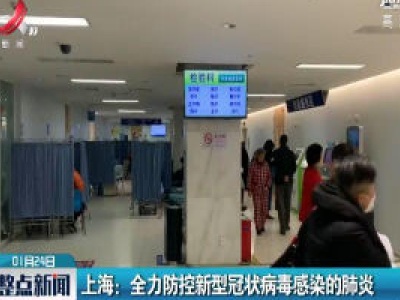 上海：全力防控新型冠状病毒感染的肺炎
