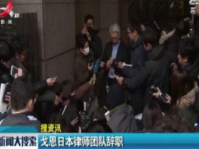 戈恩日本律师团队辞职