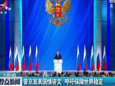普京发表国情咨文 呼吁保障世界稳定