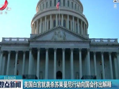 美国白宫就袭杀苏莱曼尼行动向国会作出解释