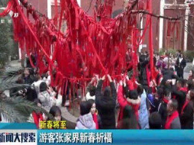 游客张家界新春祈福