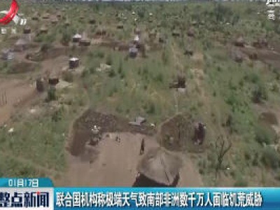联合国机构称极端天气致南部非洲数千万人面临饥荒威胁