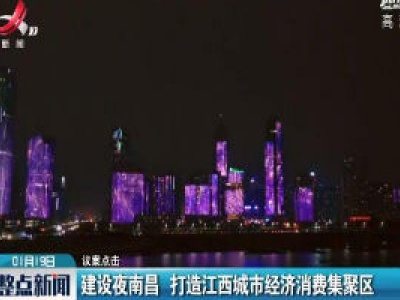 【议案点击】建设夜南昌 打造江西城市经济消费集聚区