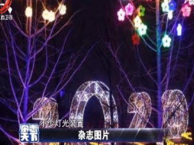 南京青奥艺术灯会用废弃物制作灯光装置