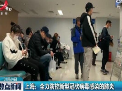 上海：全力防控新型冠状病毒感染的肺炎