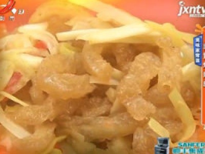 美味家常菜——韭黄炒肉皮