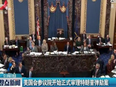 美国会参议院开始正式审理特朗普弹劾案