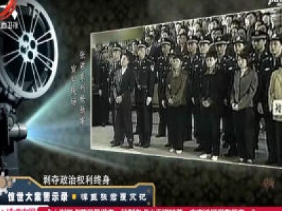 经典传奇20200102 惊世大案警示录——悍匪张君覆灭记