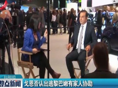 戈恩否认出逃黎巴嫩有家人协助