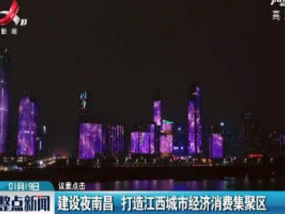 【议案点击】建设夜南昌 打造江西城市经济消费集聚区