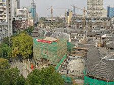 新进展！南昌万寿宫历史文化街区正进行建筑收尾施工