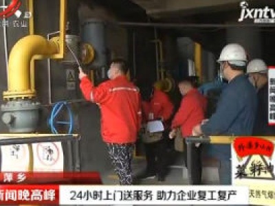 萍乡：24小时上门送服务 助力企业复工复产