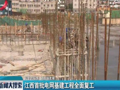 【科学防疫情 硬核谋发展】江西首批电网基建工程全面复工