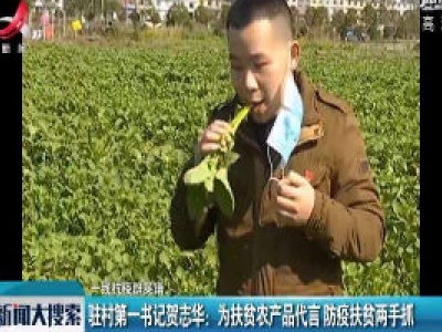 【一线抗疫群英谱】驻村第一书记贺志华：为扶贫农产品代言 防疫扶贫两手抓