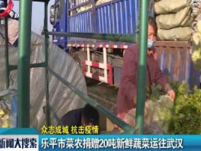 【众志成城 抗击疫情】乐平市菜农捐赠20吨新鲜蔬菜运往武汉