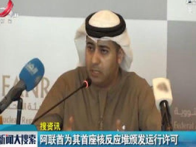 阿联酋为其首座核反应堆颁发运行许可