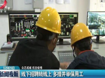 【众志成城 抗击疫情】线下招聘转线上 多措并举保用工