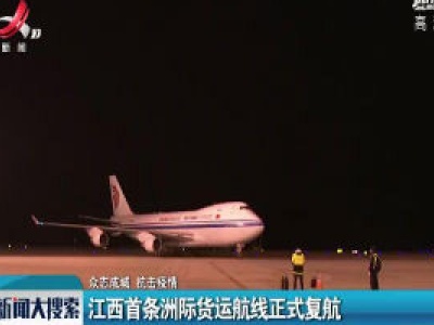 【众志成城 抗击疫情】江西首条洲际货运航线正式复航