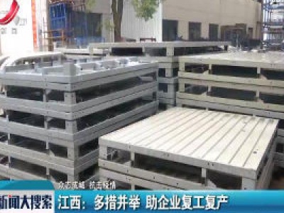 【众志成城 抗击疫情】江西：多措并举 助企业复工复产