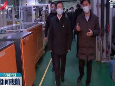 胡世忠到吉安高新区调研指导企业复工复产工作