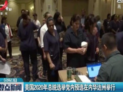 美国2020年总统选举党内预选在内华达州举行