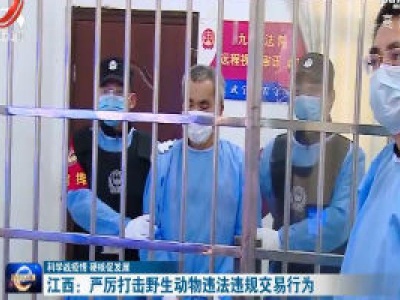 【科学战疫情 硬核促发展】江西：严厉打击野生动物违法违规交易行为