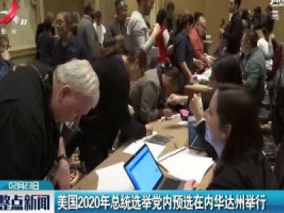 美国2020年总统选举党内预选在内华达州举行