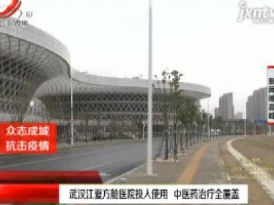 【众志成城 防控疫情】武汉江夏方舱医院投入使用 中医治疗全覆盖