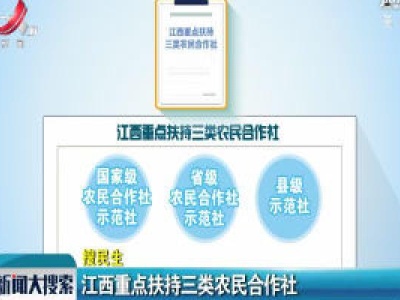 【搜民生】江西重点扶持三类农民合作社