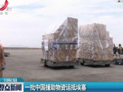 一批中国援助物资运抵埃塞
