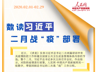 图解：数读习近平二月战“疫”部署