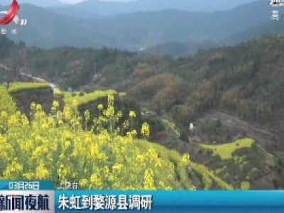 上饶：朱虹到婺源县调研