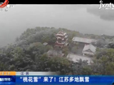 江苏：“桃花雪” 来了！江苏多地飘雪