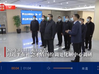 独家视频丨习近平：解决问题的宗旨就是为人民服务