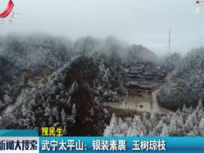 武宁太平山：银装素裹 玉树琼枝