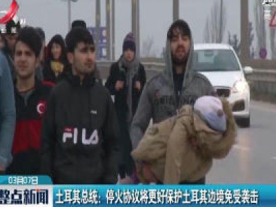 土耳其总统：停火协议将更好保护土耳其边境免受袭击