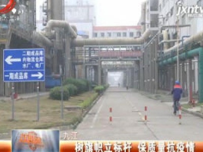 九江：树旗帜立标杆 保质量抗疫情