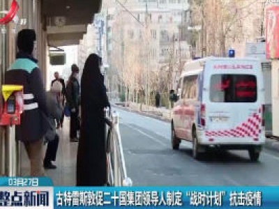 古特雷斯敦促二十国集团领导人制定 “战时计划” 抗击疫情