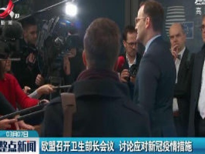 欧盟召开卫生部长会议 讨论应对新冠疫情措施