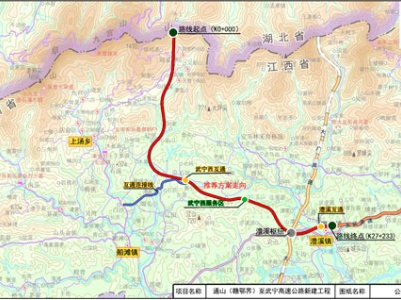 武宁至赣鄂界将新建一条高速 设3处互通式立交
