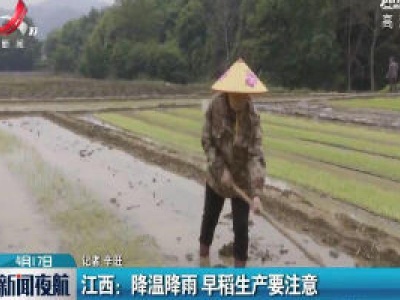 江西：降温降雨 早稻生产要注意
