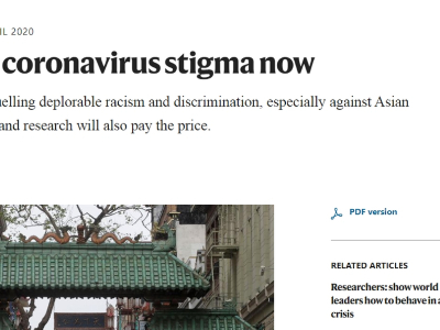Science journal Nature issues apology for associating China, Wuhan, COVID-19