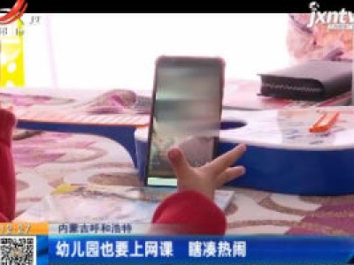 内蒙古呼和浩特：幼儿园也要上网课 瞎凑热闹