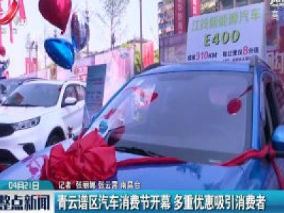 青云谱区汽车消费节开幕 多重优惠吸引消费者
