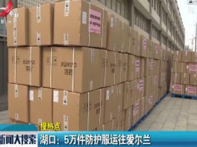 【搜热点】湖口：5万件防护服运往爱尔兰