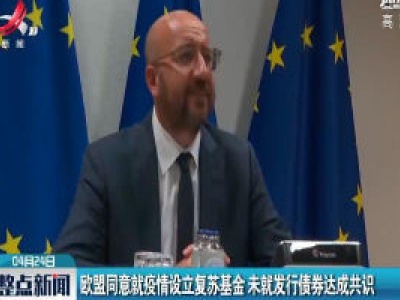 欧盟同意就疫情设立复苏基金 未就发行债券达成共识